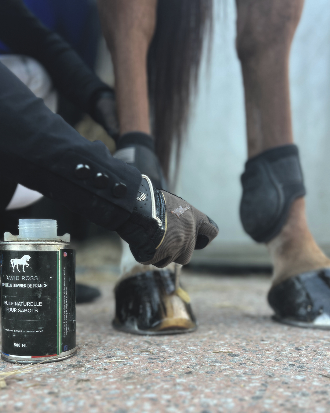 Huile naturelle pour sabots